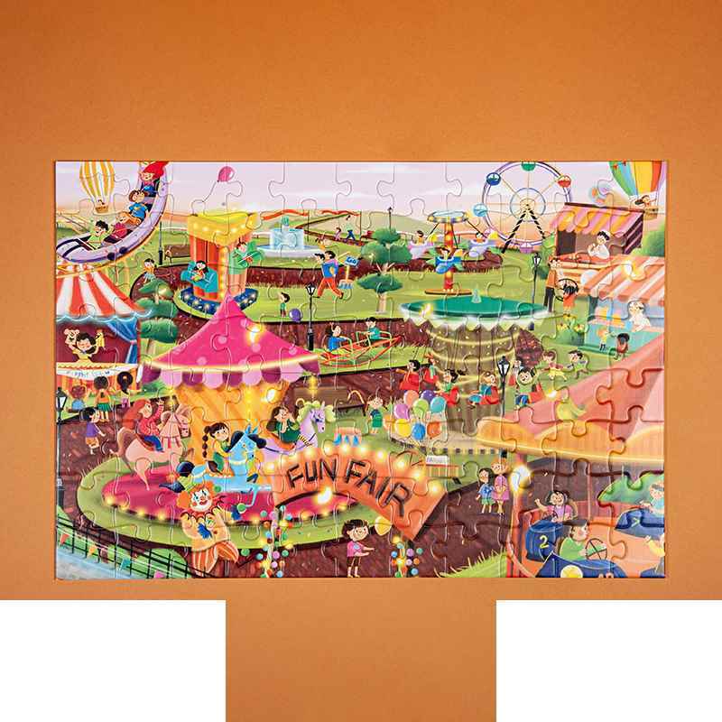 پازل کیدفنز مدل سرزمین کودکان | 256 تکه Creative Level Box Kids Land | کد 2401